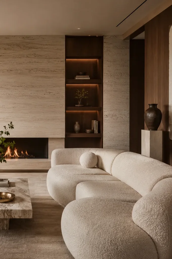 Interior material and glazing detail
