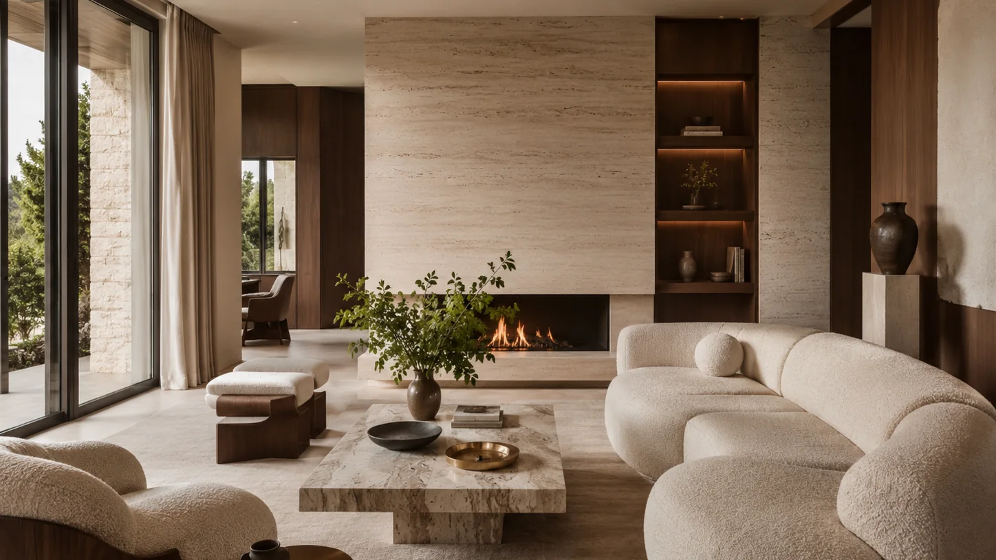 Warm contemporary interior concept by Bannie Interior Designs